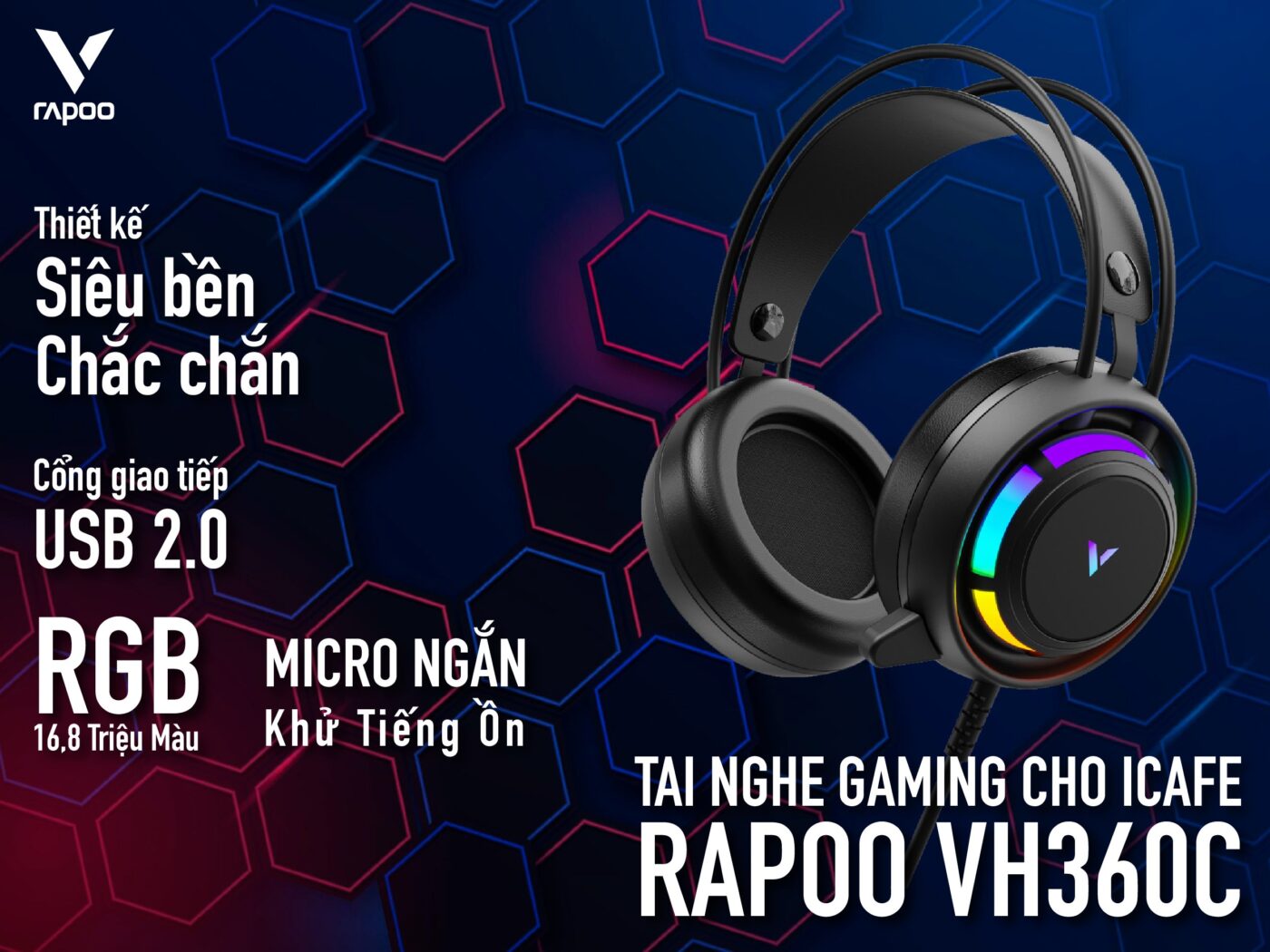 Tai nghe Rapoo VH360C H3