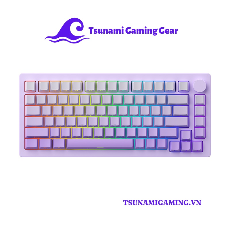 Bàn phím cơ MonsGeek M1w HE-SP v3 Lilac Purple H1