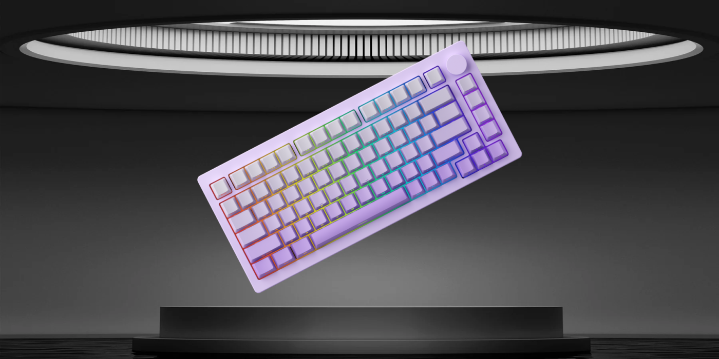 Bàn phím cơ MonsGeek M1w HE-SP v3 Lilac Purple H5