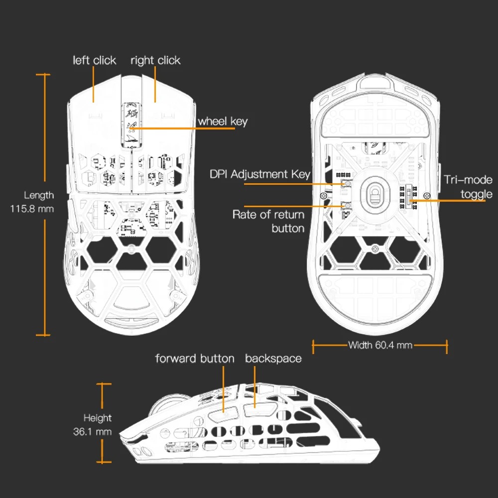 Chuột Darmoshark M2 1K H2