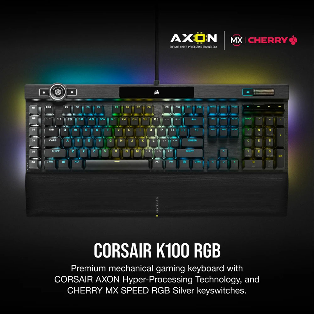 Bàn phím cơ Corsair K100 RGB H1