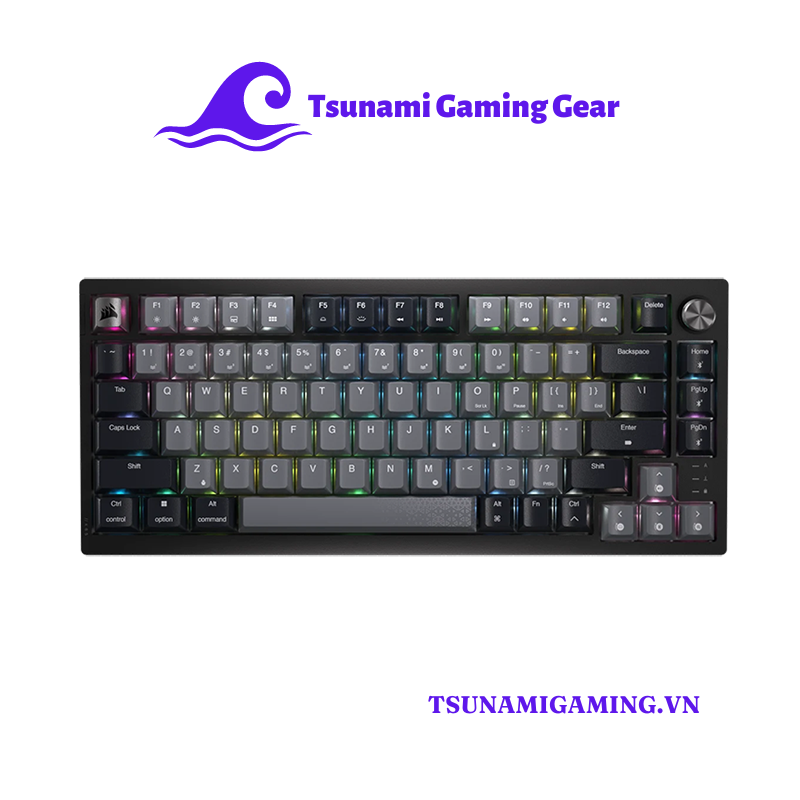 Bàn phím cơ Corsair K65 Plus Wireless CSR RED-BLK/GR H1