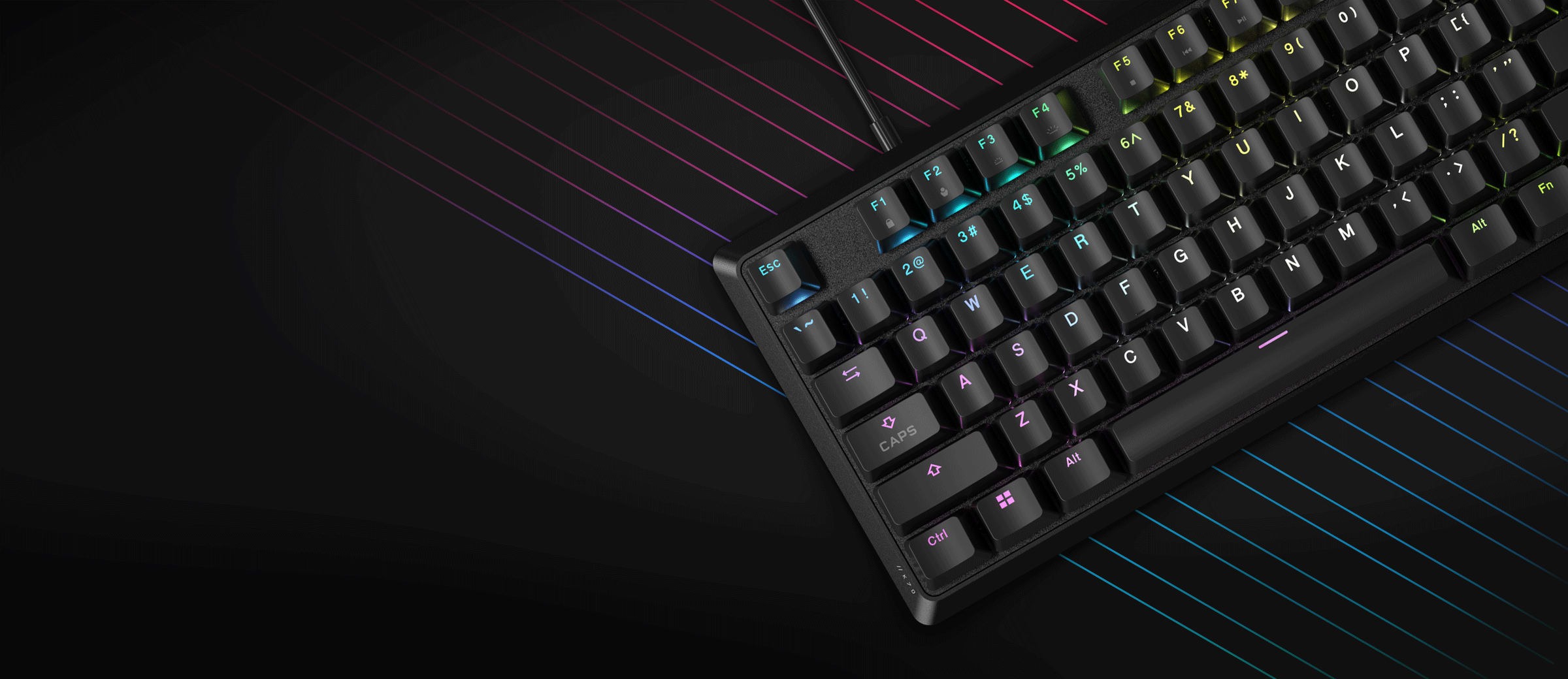 Bàn phím cơ Corsair K70 Core RGB Black H4