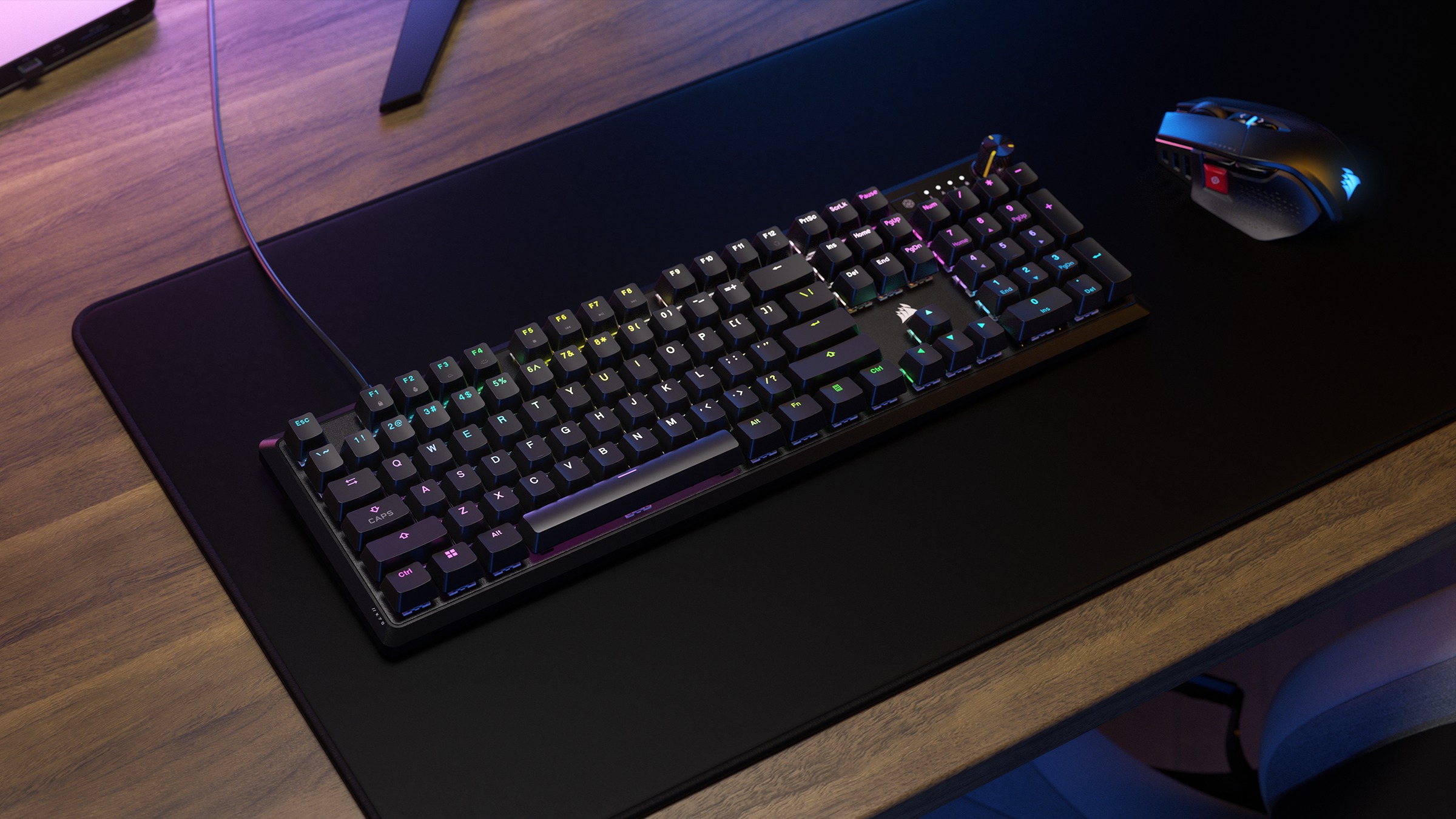 Bàn phím cơ Corsair K70 Core RGB Black H7