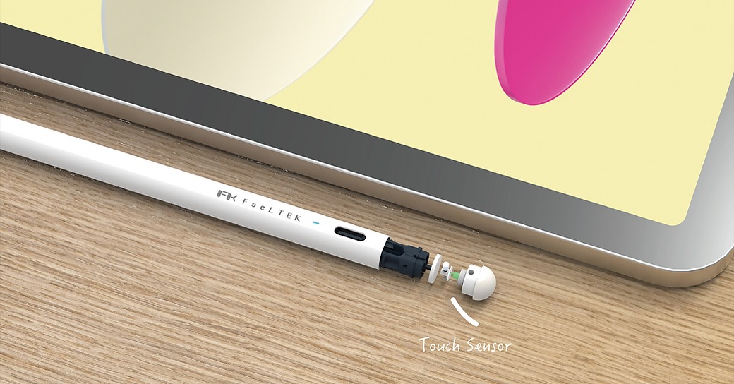 Bút cảm ứng FeelTEK Stylus White cho Ipad H8