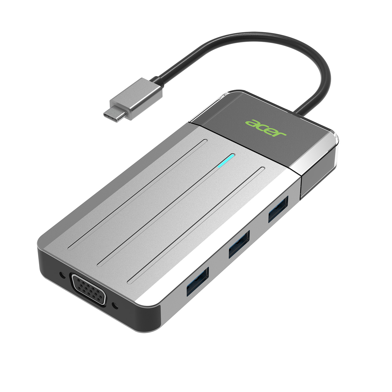 Hub chuyển đổi USB-C Acer Travel Dock 7 in 1 H4