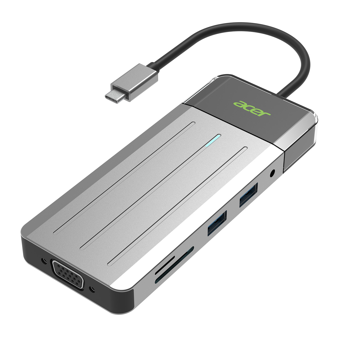 Hub chuyển đổi USB-C Acer Travel Dock 9 in 1 H4