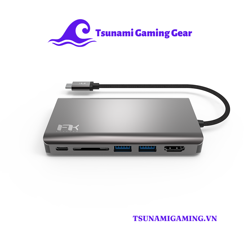 Hub chuyển đổi USB-C FeelTEK 8 in 1 H1