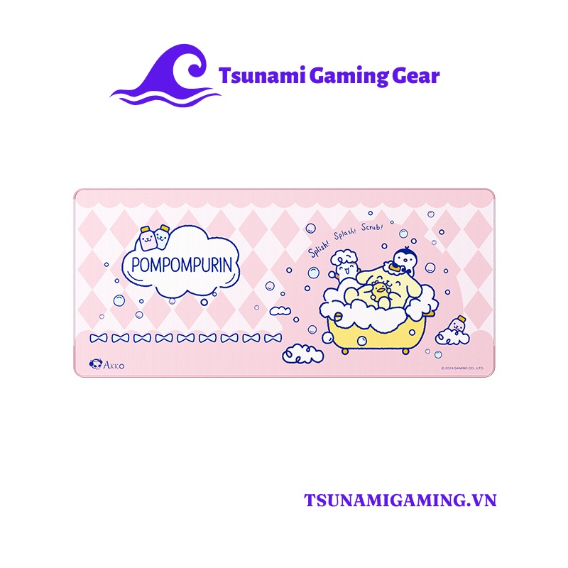 Bàn di chuột Akko Pompompurin Pink H1