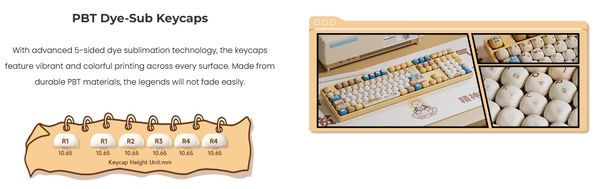 Keycap Akko OtterHustle H6