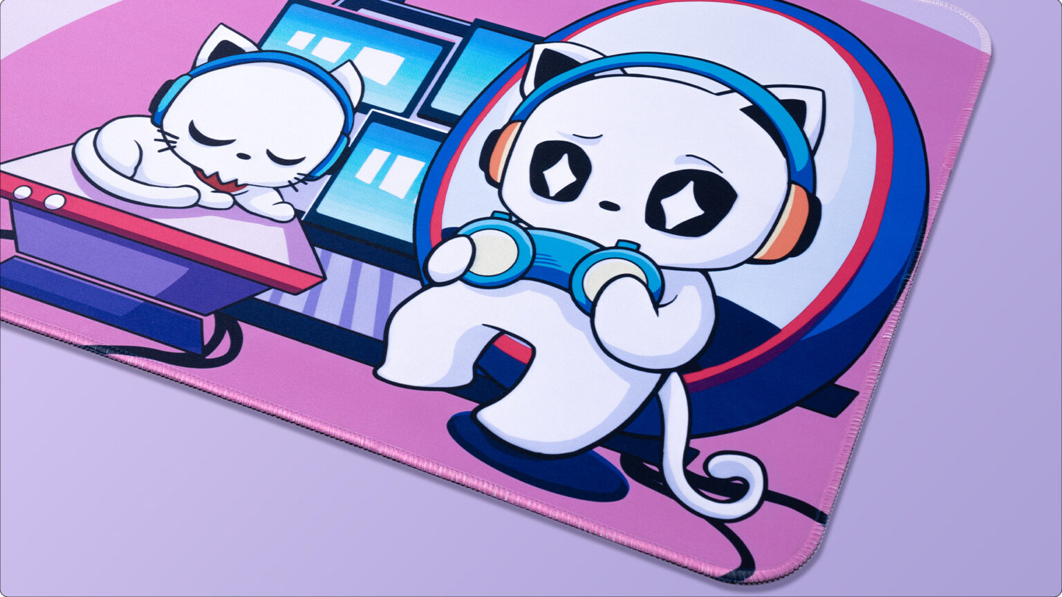 Bàn di chuột Akko Stellar Eyes Cat H4