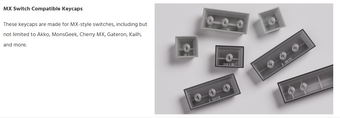 Keycap Veekos Black Gradient H7