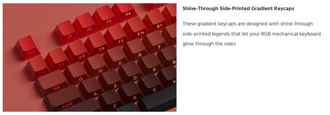 Keycap Veekos Blaze Gradient H3