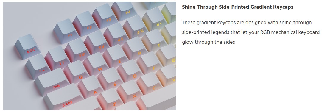 Keycap Veekos Blue Gradient H6