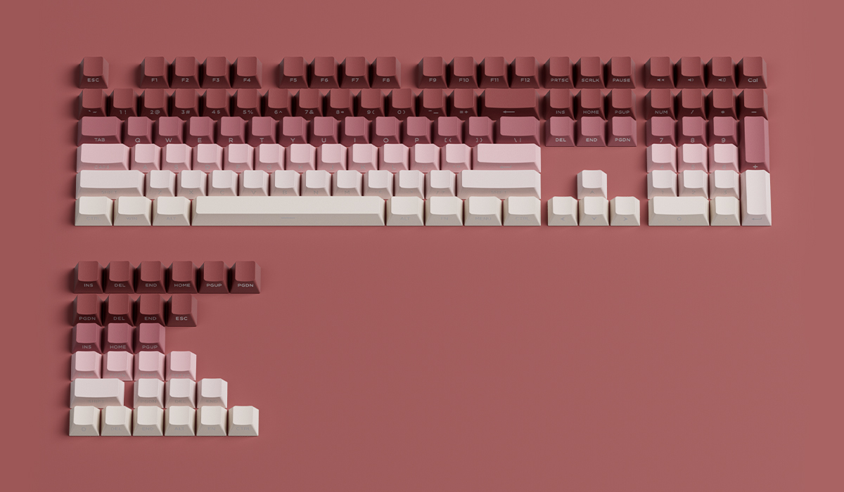 Keycap Veekos Rose Latte Gradient H9